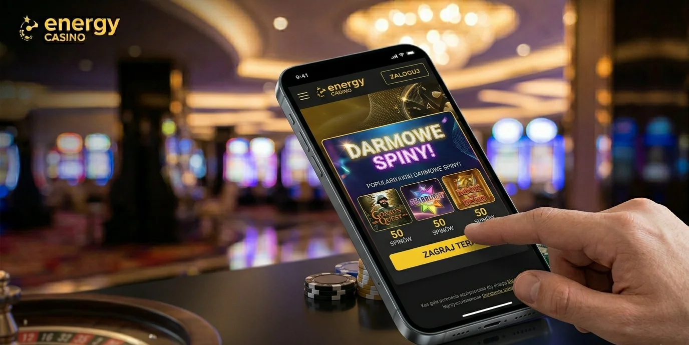 Darmowe spiny Energy Casino na popularnych slotach Gonzo's Quest, Starburst i Book of Dead