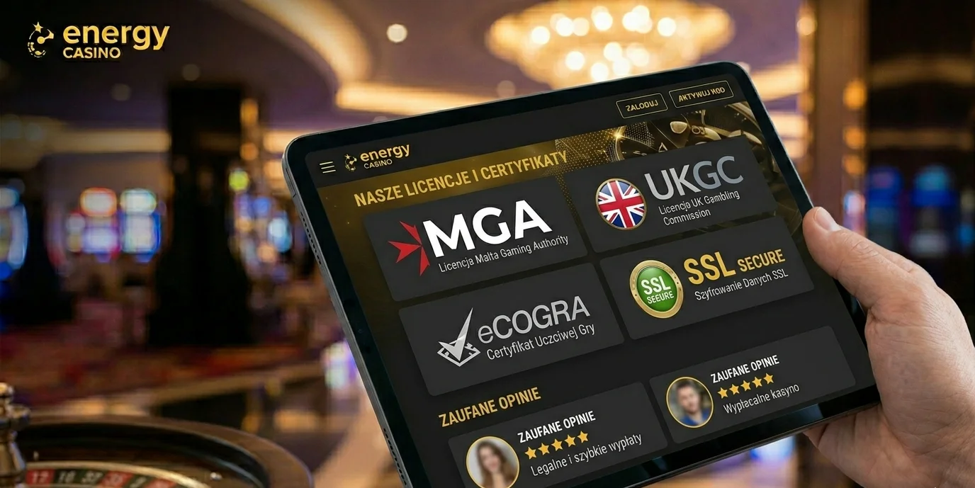 Licencje i certyfikaty Energy Casino — Malta Gaming Authority i UKGC