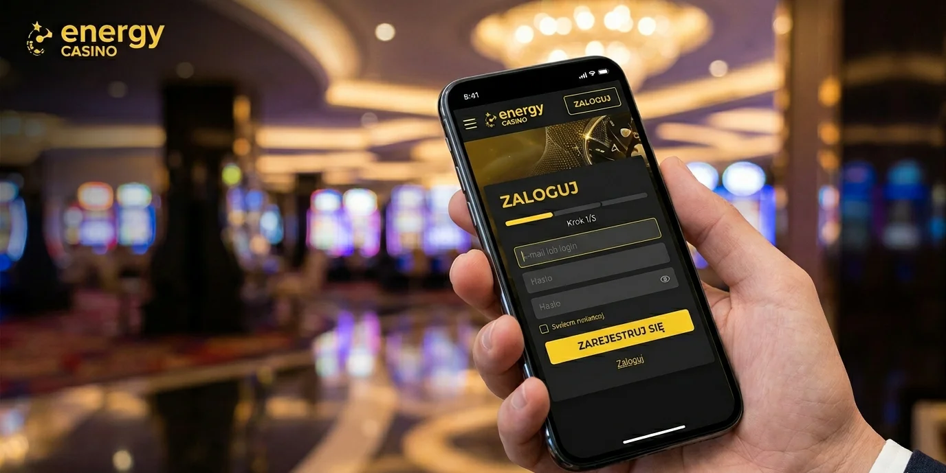 Energy casino logowanie z poziomu telefonu — formularz mobilny